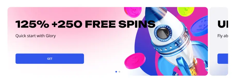 Glory casino bonus