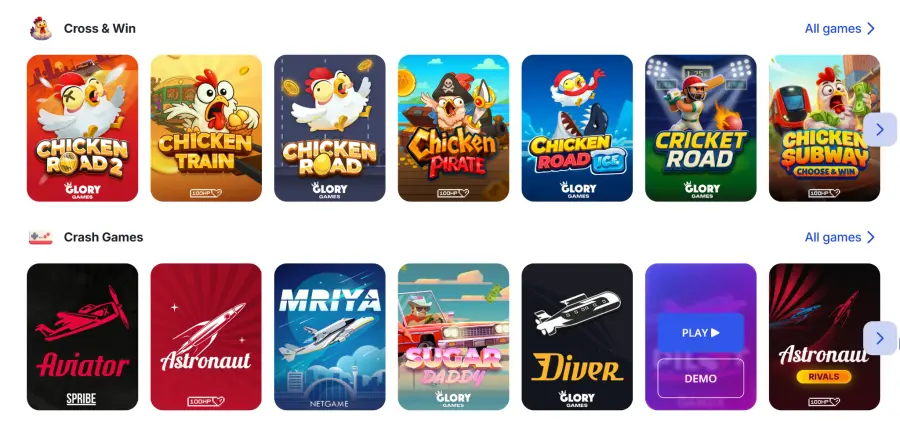Glory casino login app